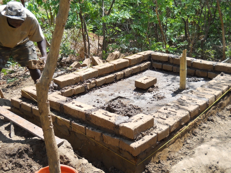 cecil finishing latrine foundations