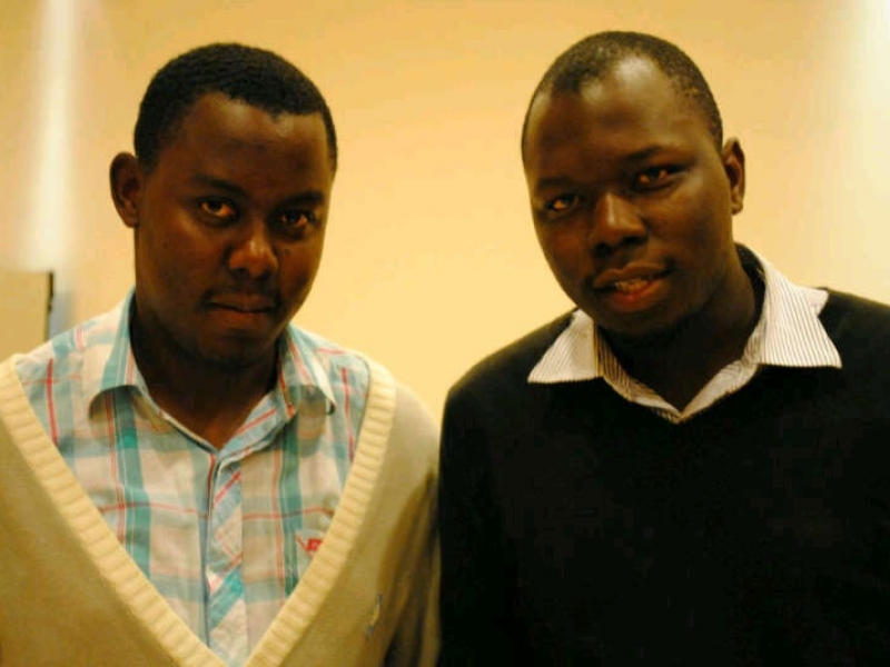 Andy and Ndawa, our FM translators 